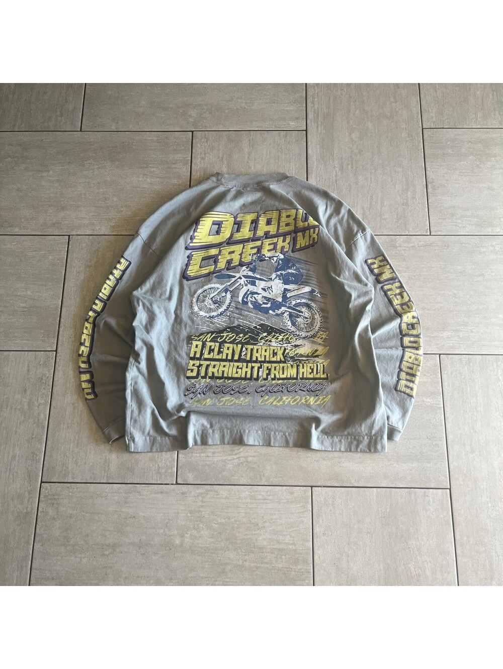 Diablo Creek MX Long Sleeve Graphic Tee Motorcycle Racing Shirt
